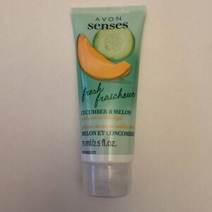 Avon Senses fresh cucumber & melon antibacterial hand gel old stock Sealed
